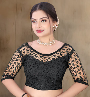 Readymade Net Stylist Blouse, Stylist Blouse, traditional wear, fancy blouse for women