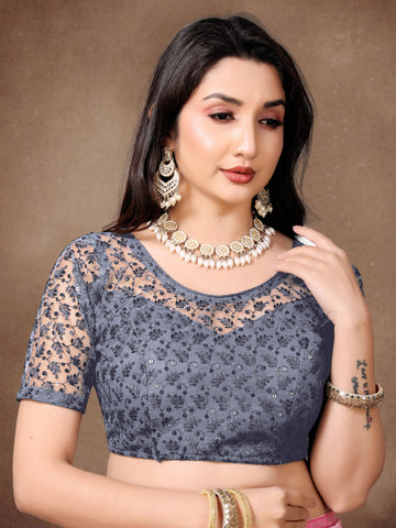 Readymade Net  Blouse, Stylist Blouse, traditional wear, fancy blouse for women, Latest Blouse Net Stylist