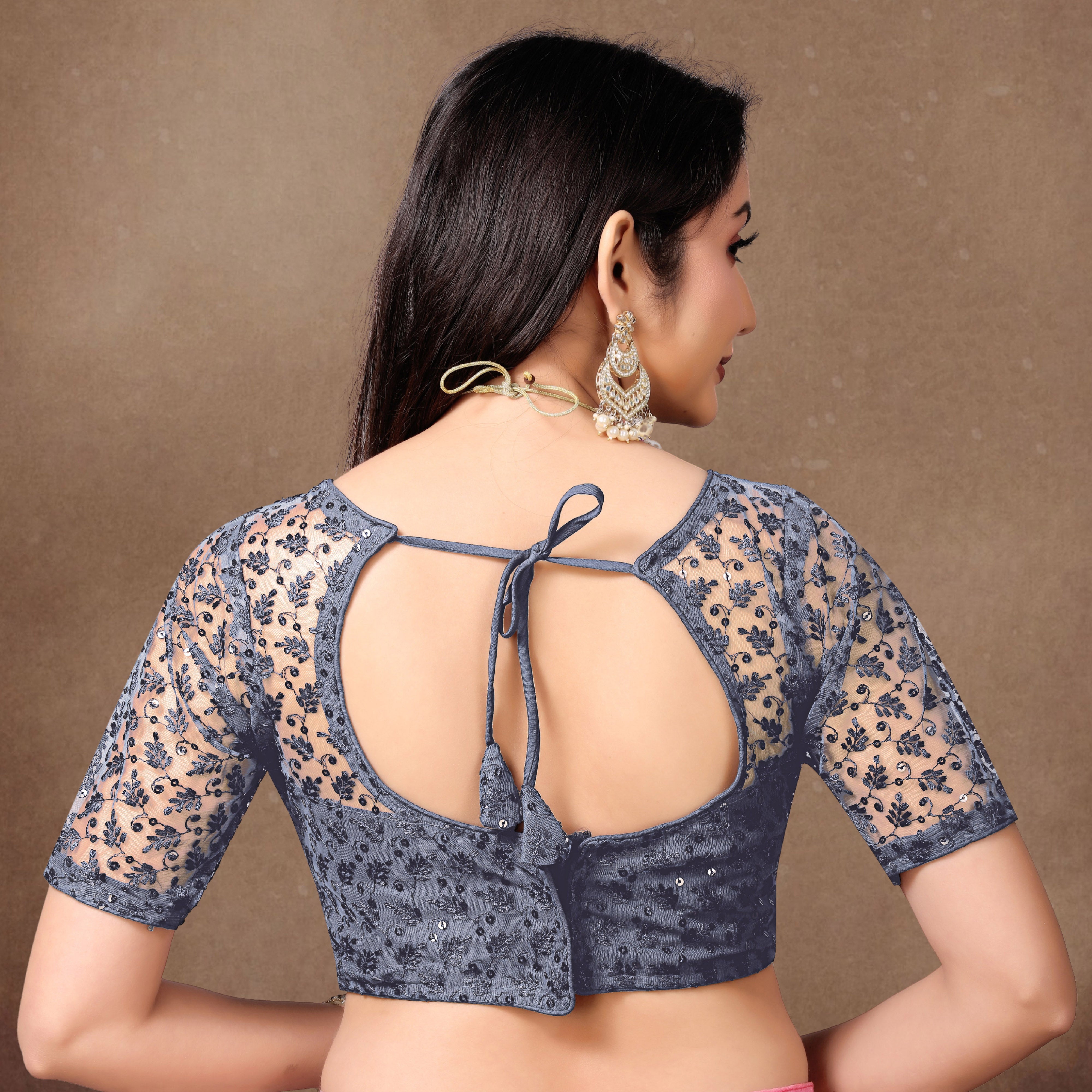 Readymade Net  Blouse, Stylist Blouse, traditional wear, fancy blouse for women, Latest Blouse Net Stylist