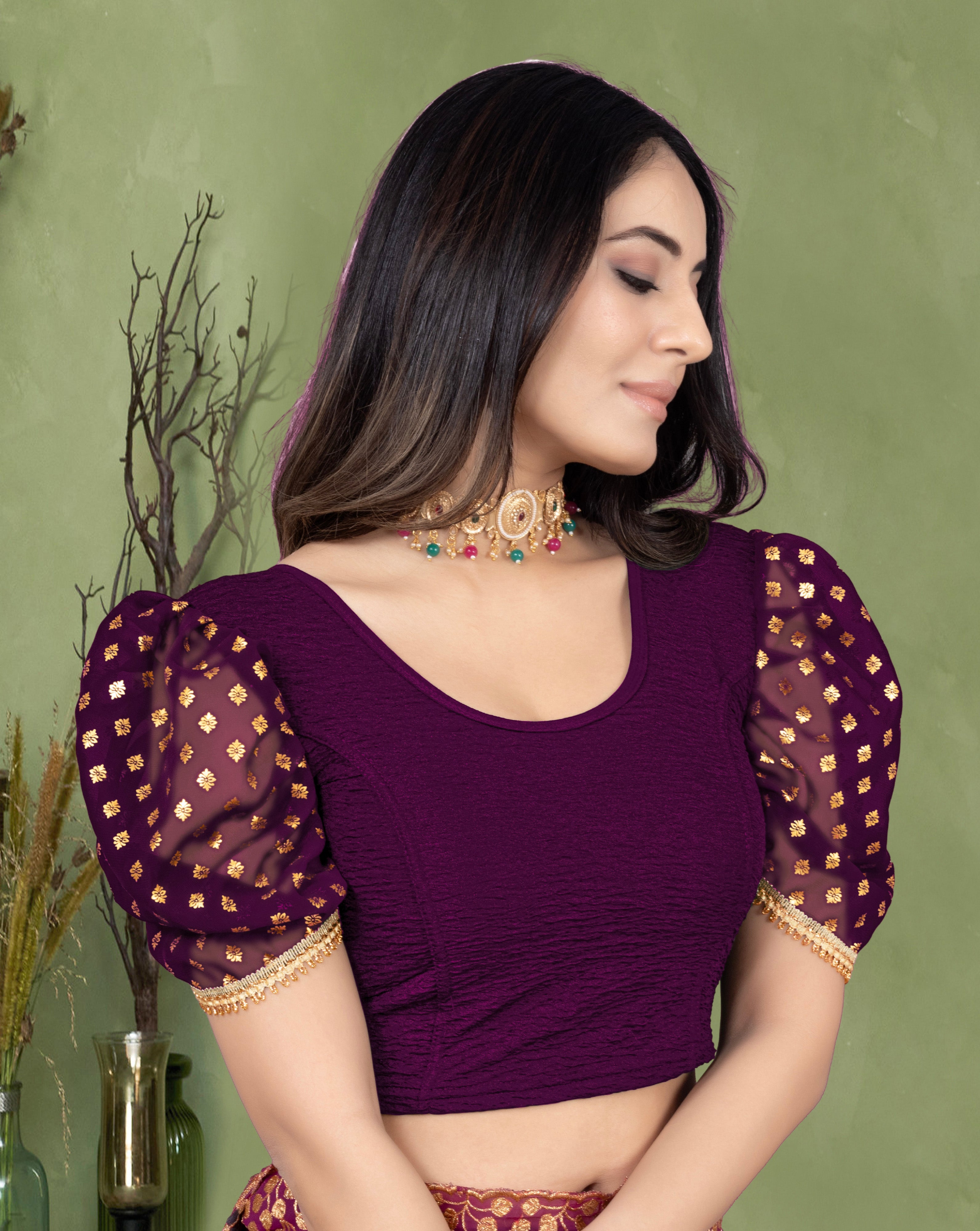 Stretchable Blouse , Trendy Blouse , 4 way Lycra Stretchable Blouse , readymade Blouse, lycra blouse for women, printed blouse for girls