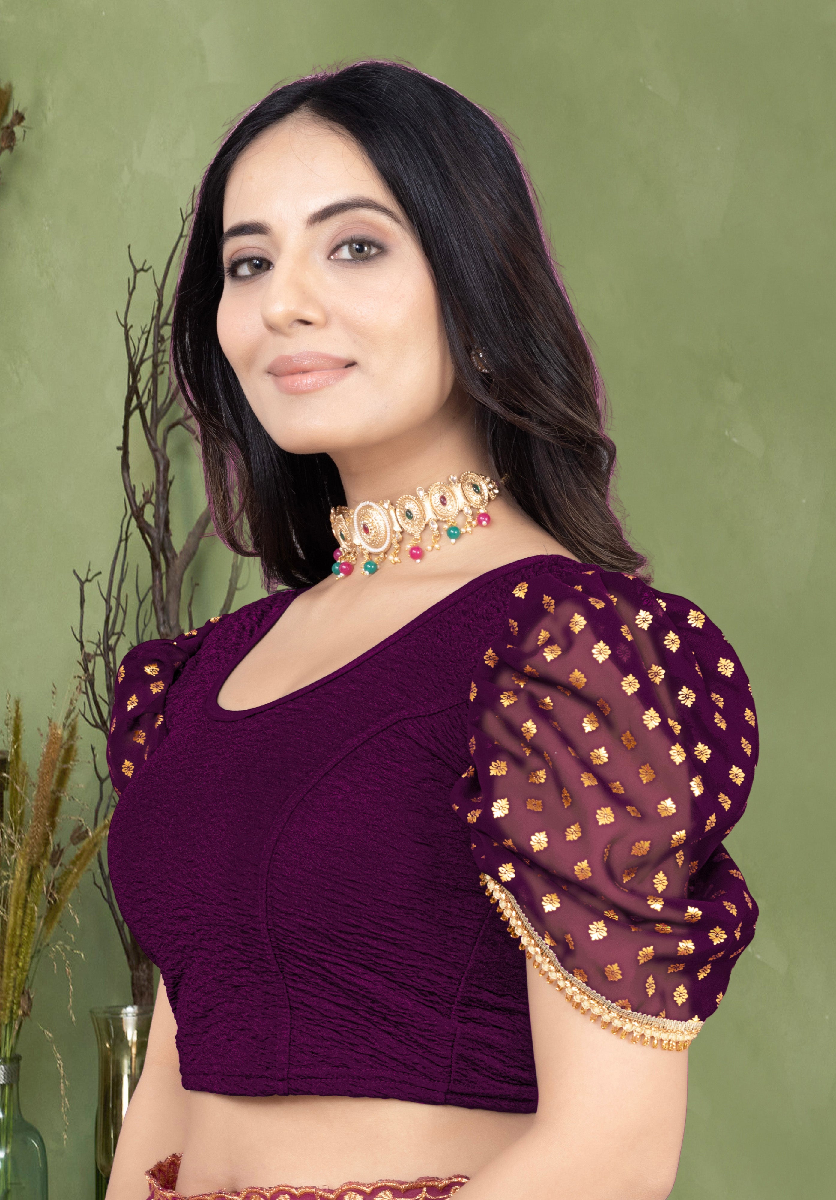 Stretchable Blouse , Trendy Blouse , 4 way Lycra Stretchable Blouse , readymade Blouse, lycra blouse for women, printed blouse for girls