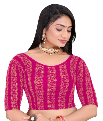 Latest Party Wear Readymade Stretchable Stitched Designer Blouse