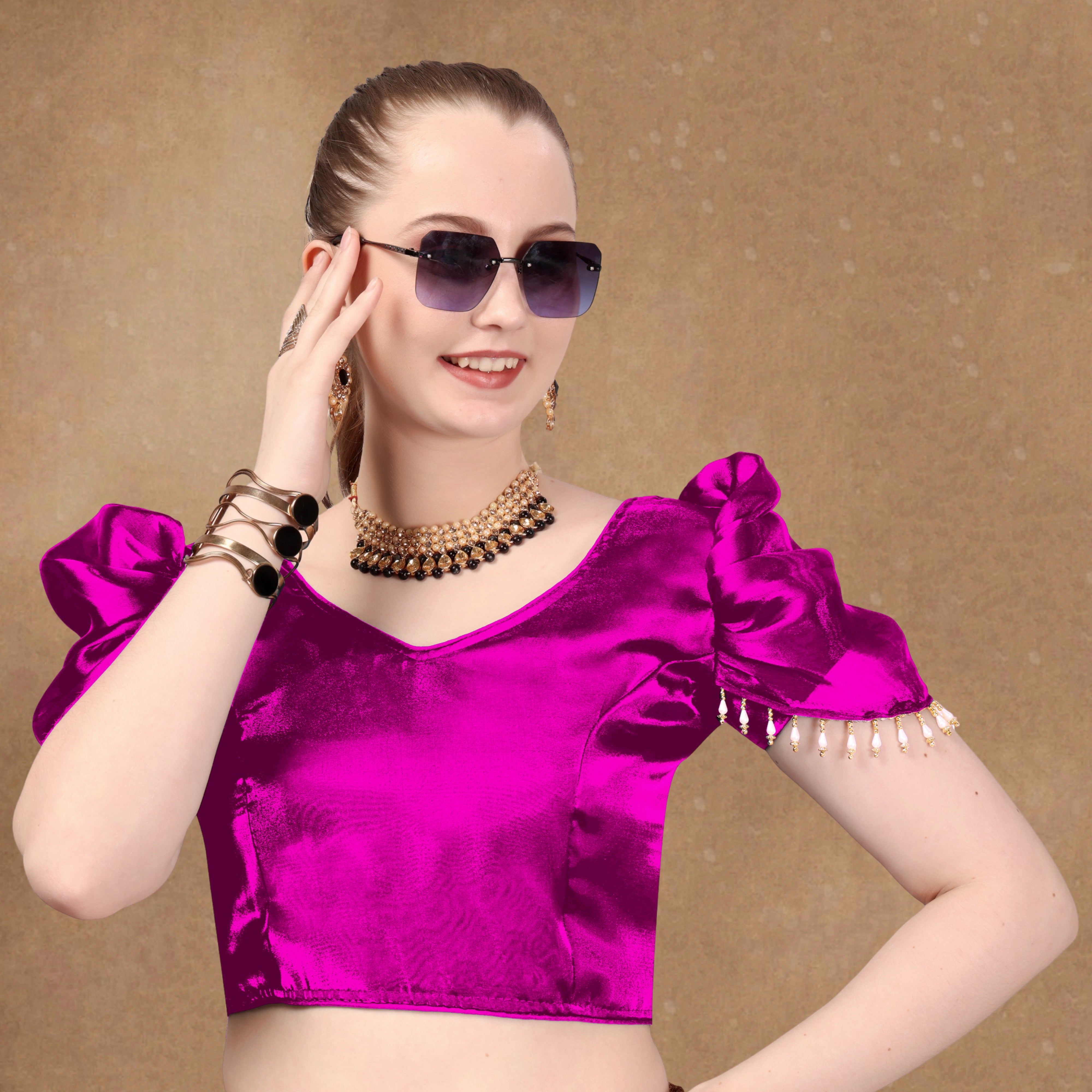 Stylist Wedding Wear Blouse, Fancy Lace on Sleeve Blouse, Stylist Blouse For Women, Designing New Blouse For Women, Party Wear blouse For Women