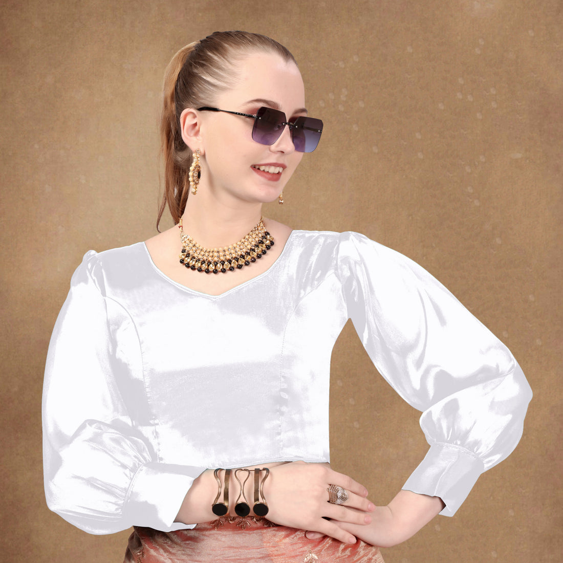 Stylist Imported Zimmi Choo blouse For Women, Readymade Fabric Blouse For Women, Full Stitched blouse, Latest Blouse For Women