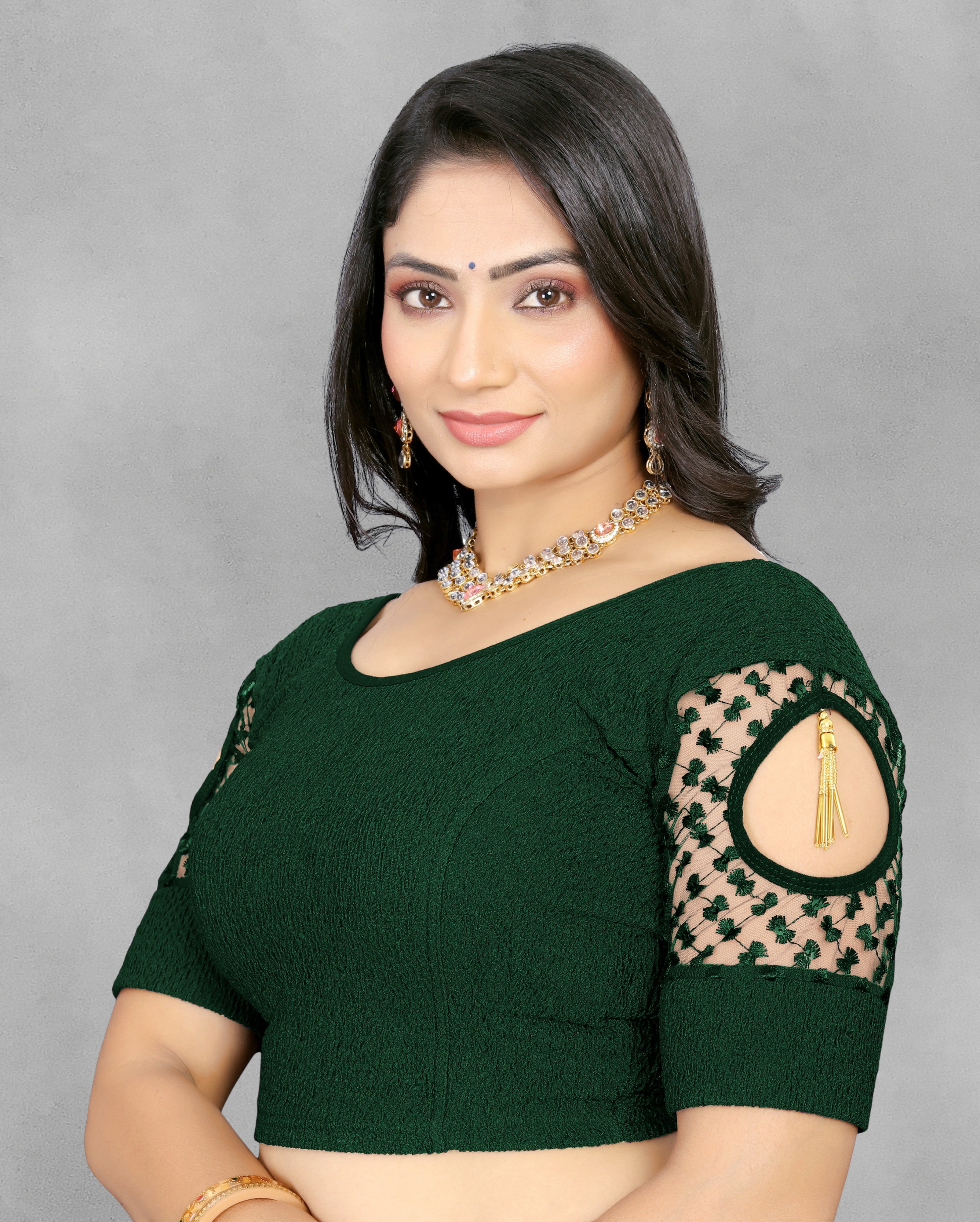 Readymade Lycra Stretchable Blouse, Latest Blouse for Women Designer Blouse For Women, Daily wear Women Blouse, Fancy Sleeve Pattern Blouse