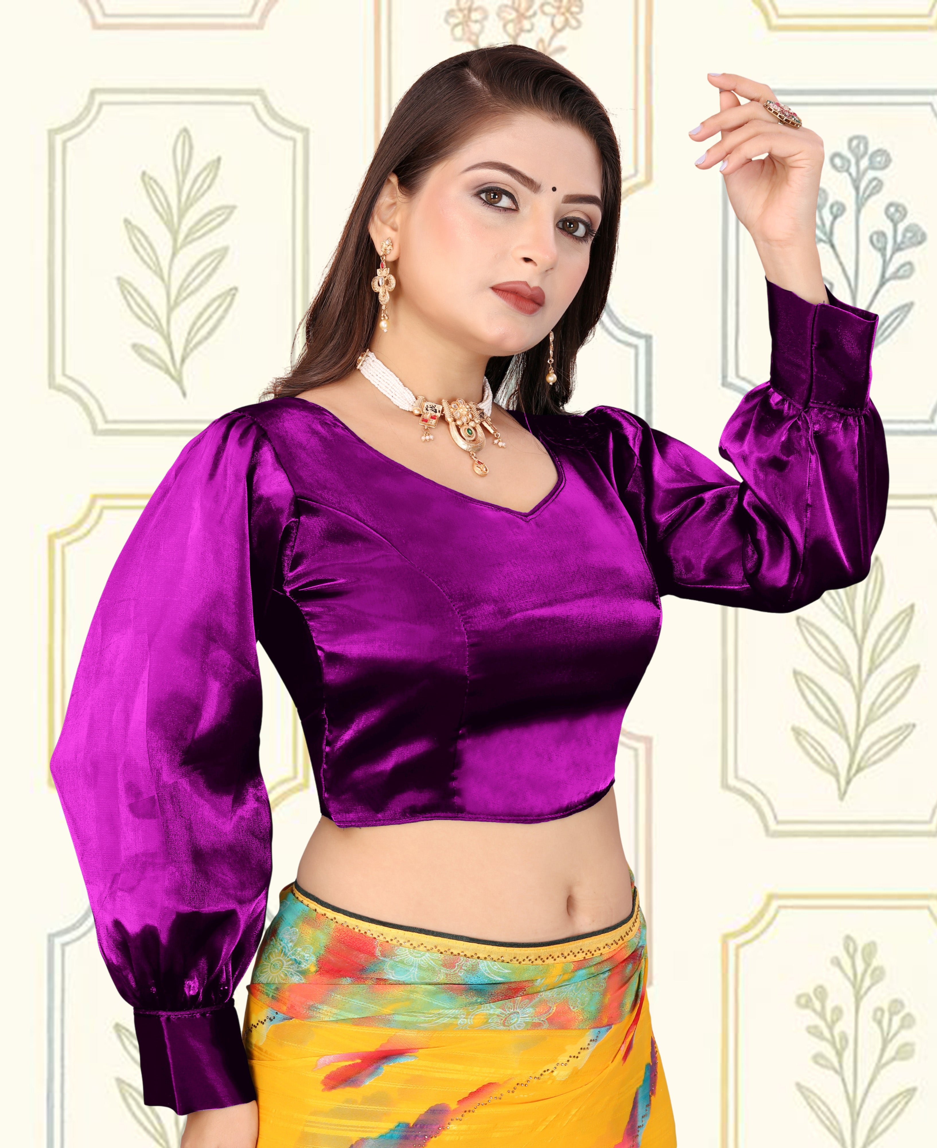 Stylist Imported Zimmi Choo blouse For Women, Readymade Fabric Blouse For Women, Full Stitched blouse, Latest Blouse For Women