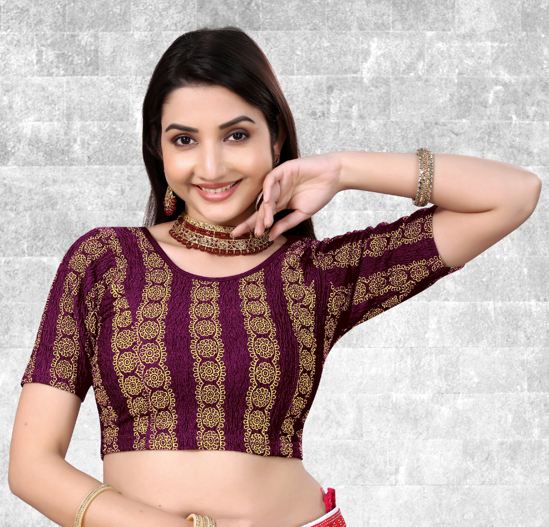 Stretchable Blouse , Trendy Blouse , Stretchable Blouse , readymade Blouse, lycra blouse