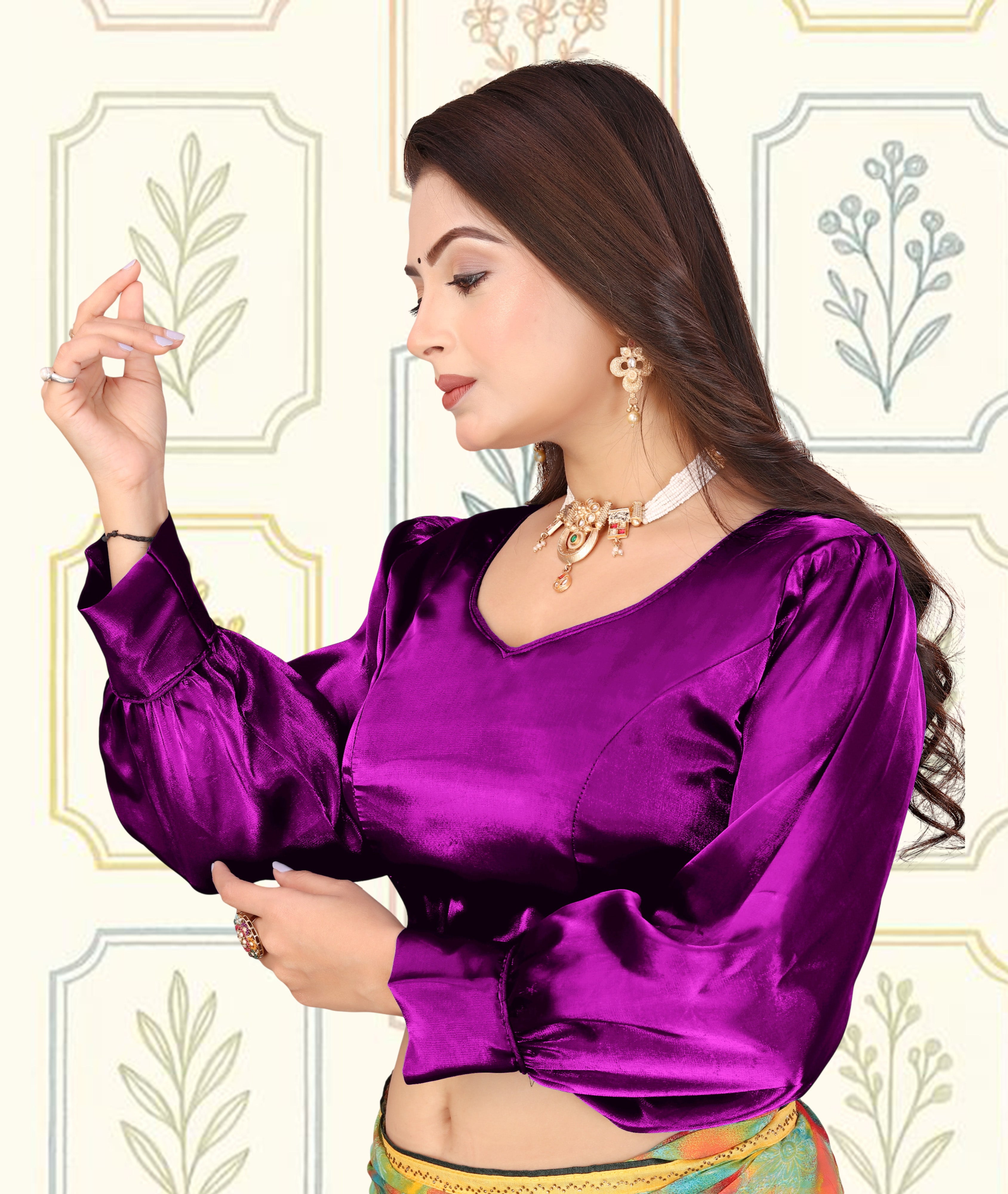 Stylist Imported Zimmi Choo blouse For Women, Readymade Fabric Blouse For Women, Full Stitched blouse, Latest Blouse For Women
