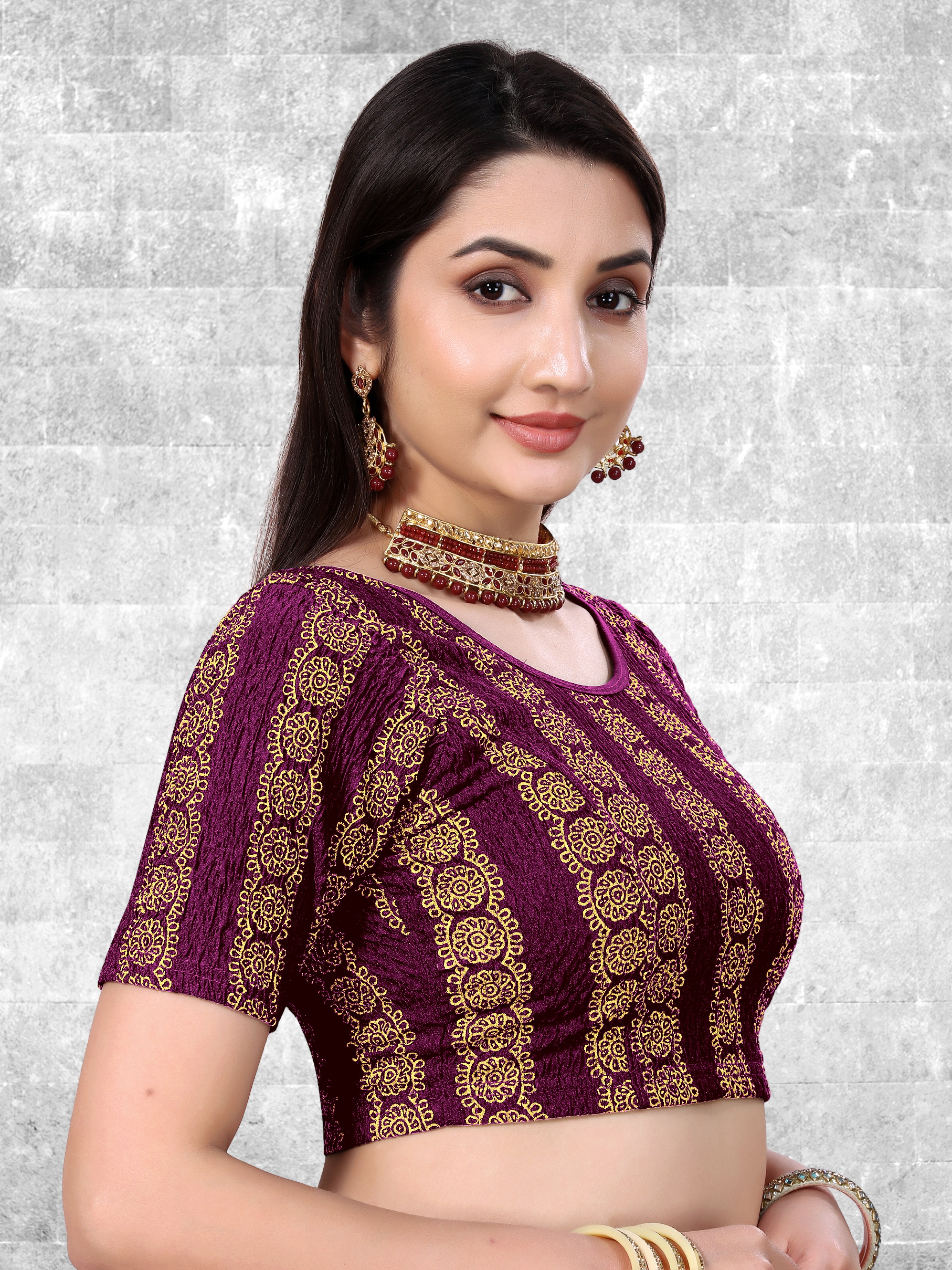 Stretchable Blouse , Trendy Blouse , Stretchable Blouse , readymade Blouse, lycra blouse
