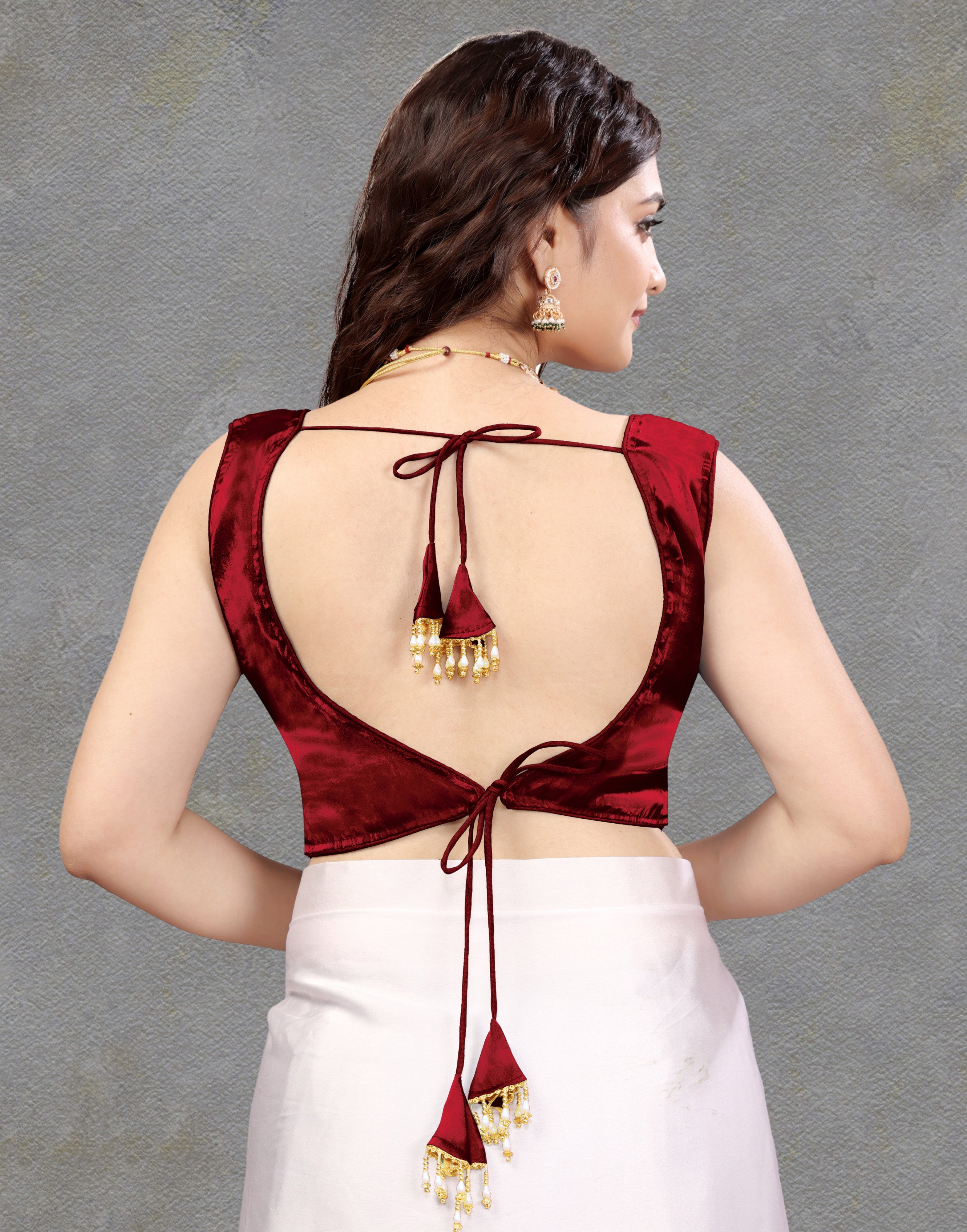Stylist Wedding Wear Sleeveless Blouse, Fancy Lace With Designer Pattern Blouse, Stylist Blouse For Women, Beautiful New Blouse For Women,