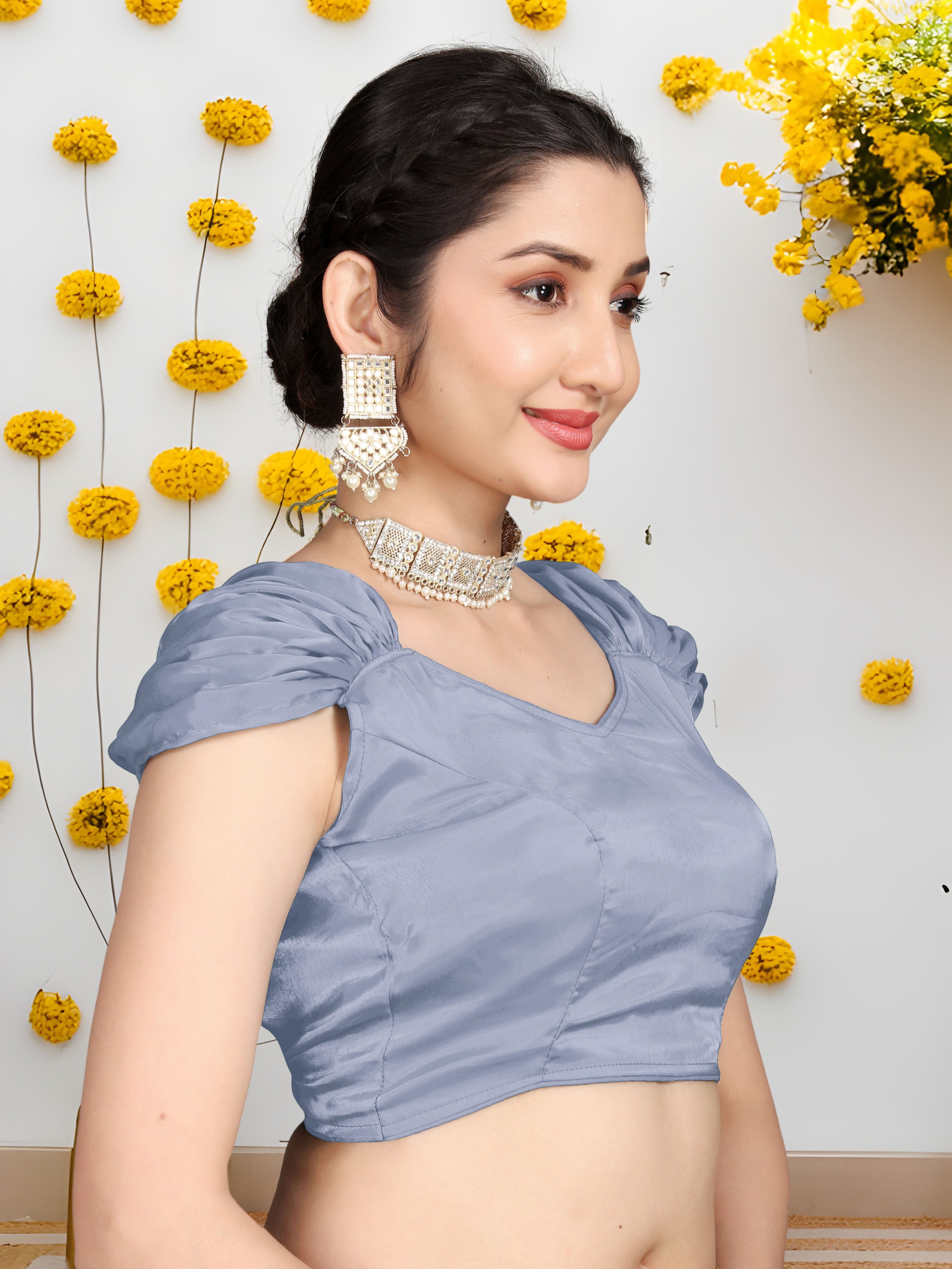 Stylist Wedding Wear Blouse, Fancy Lace on Sleeve Blouse, Stylist Blouse For Women, Designing New Blouse For Women